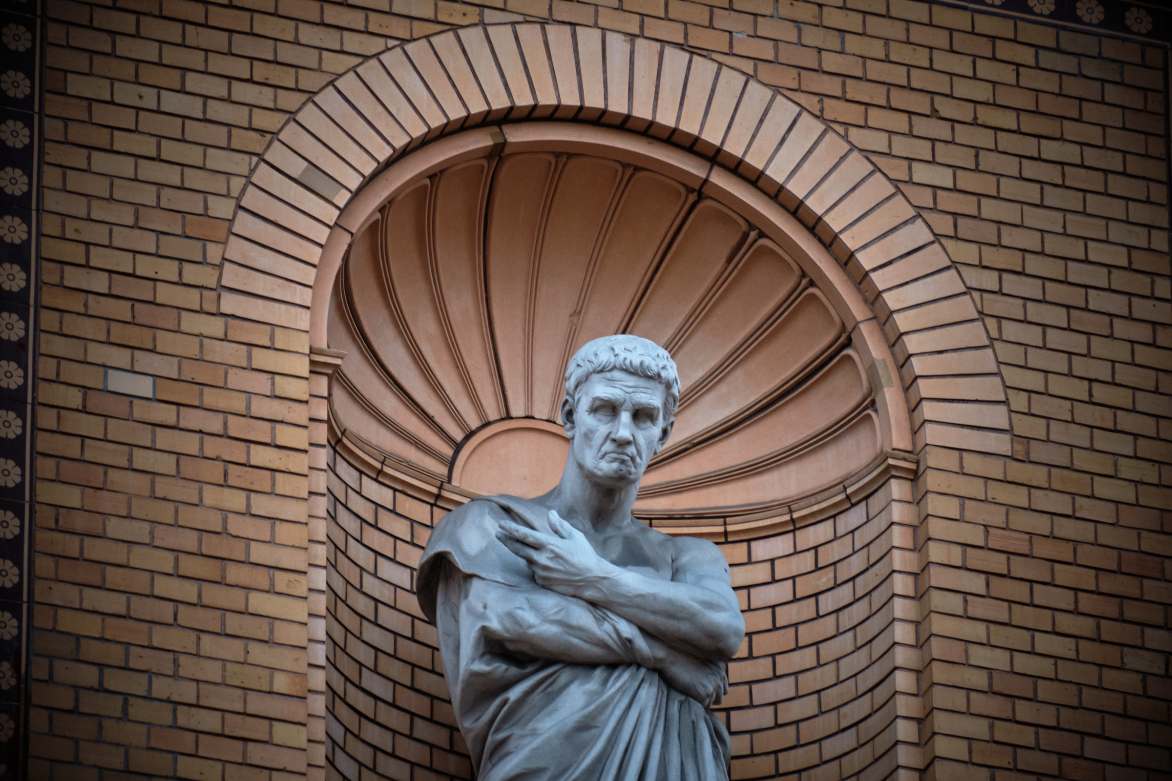 Giving A Stern Look