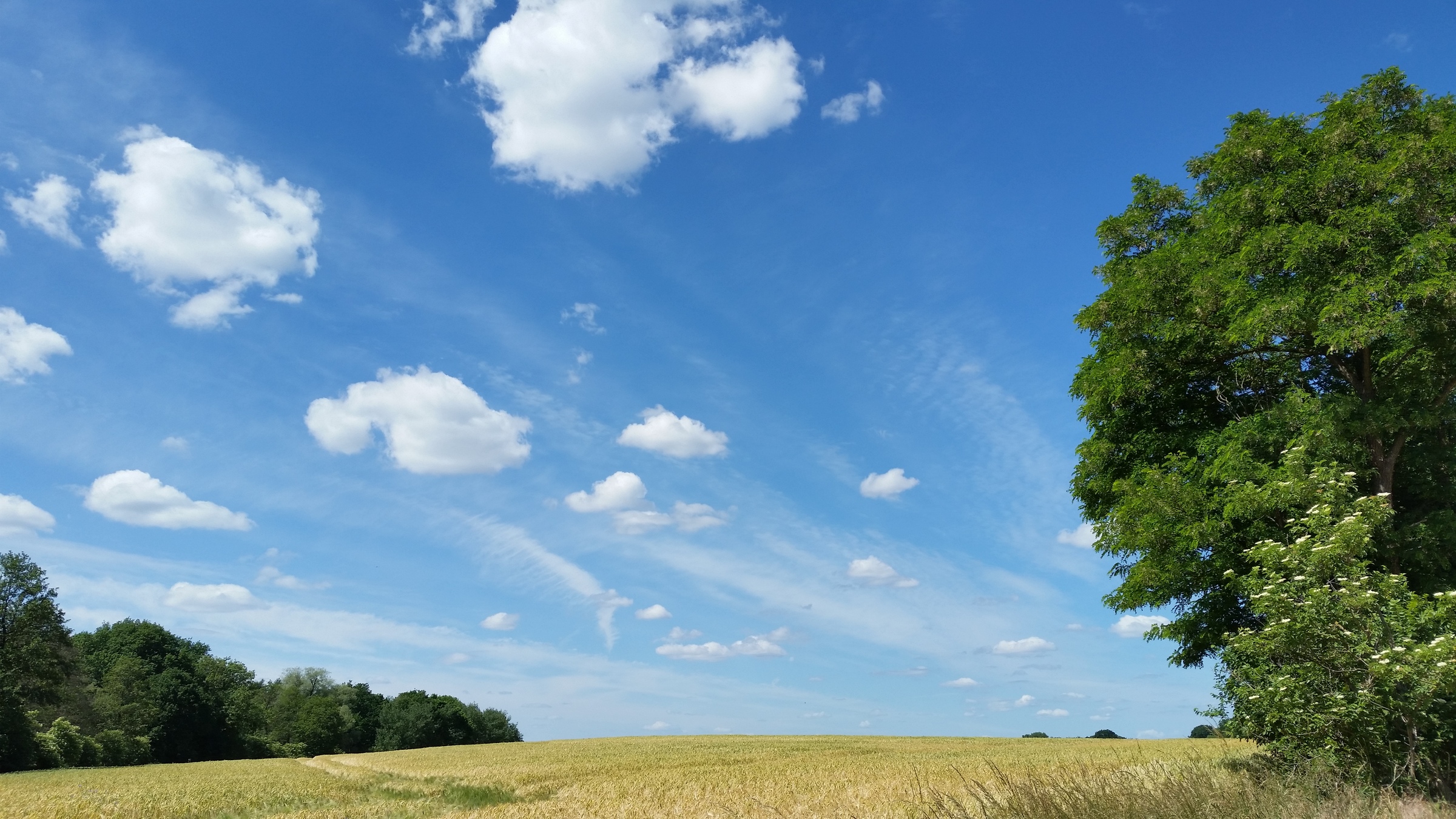 Himmel über der Märkischen Schweiz