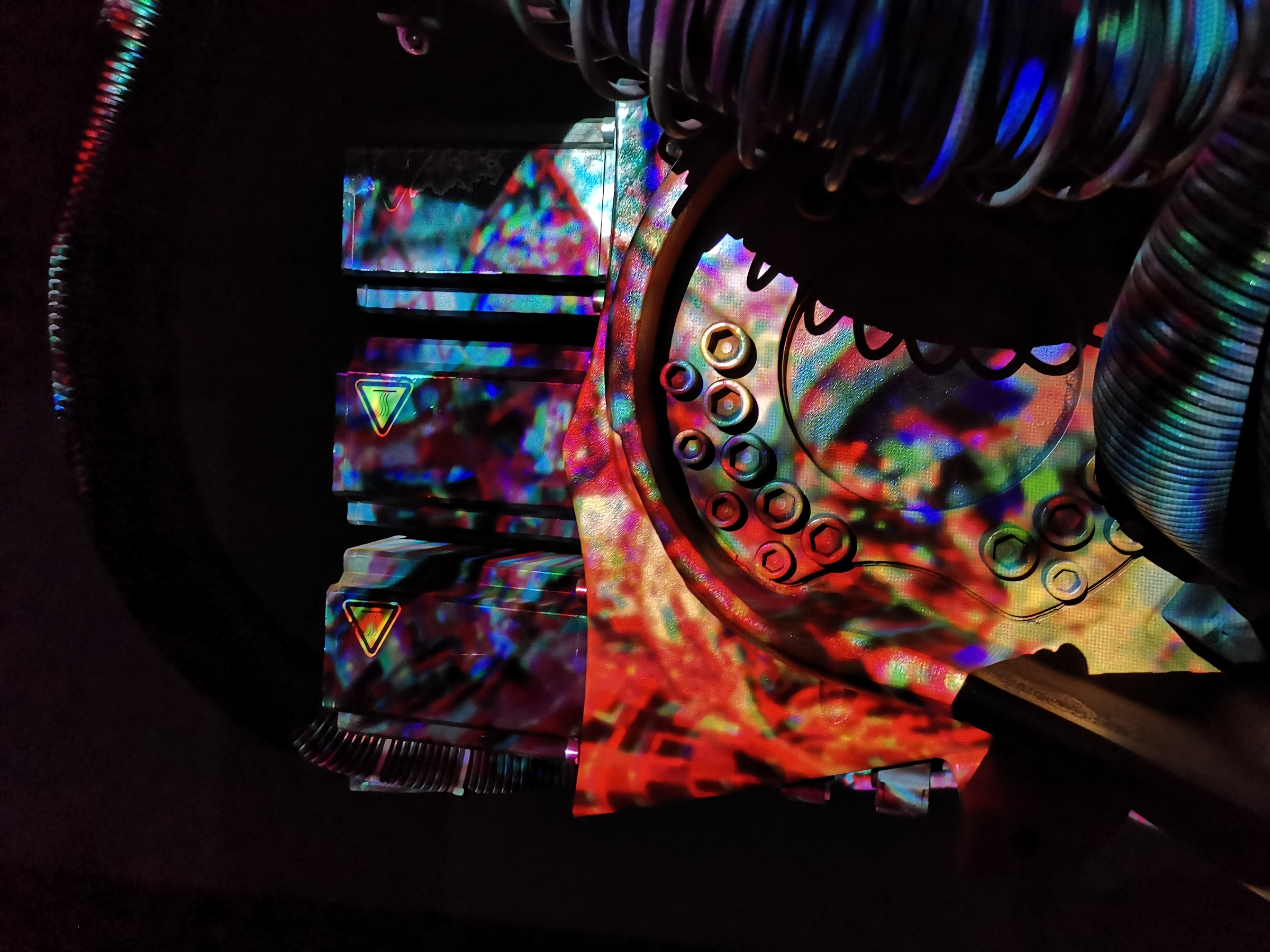 Schrauben in bunt