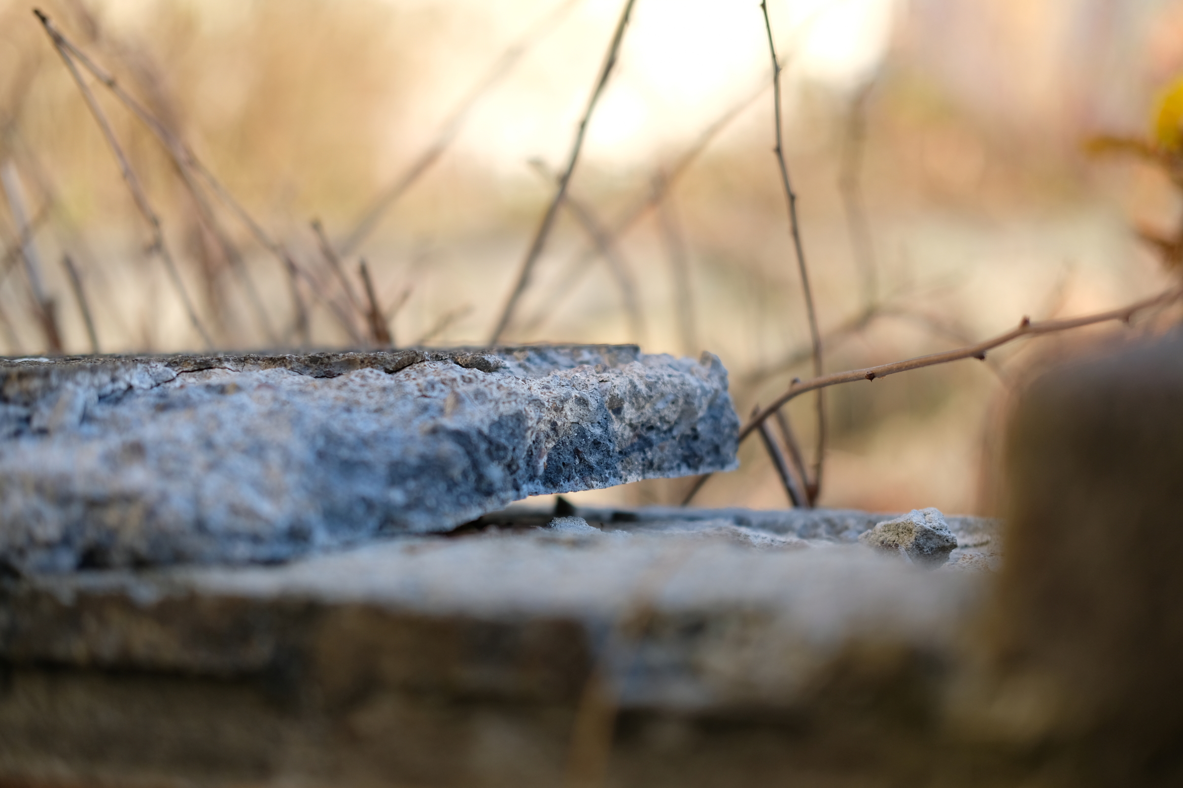 broken stones