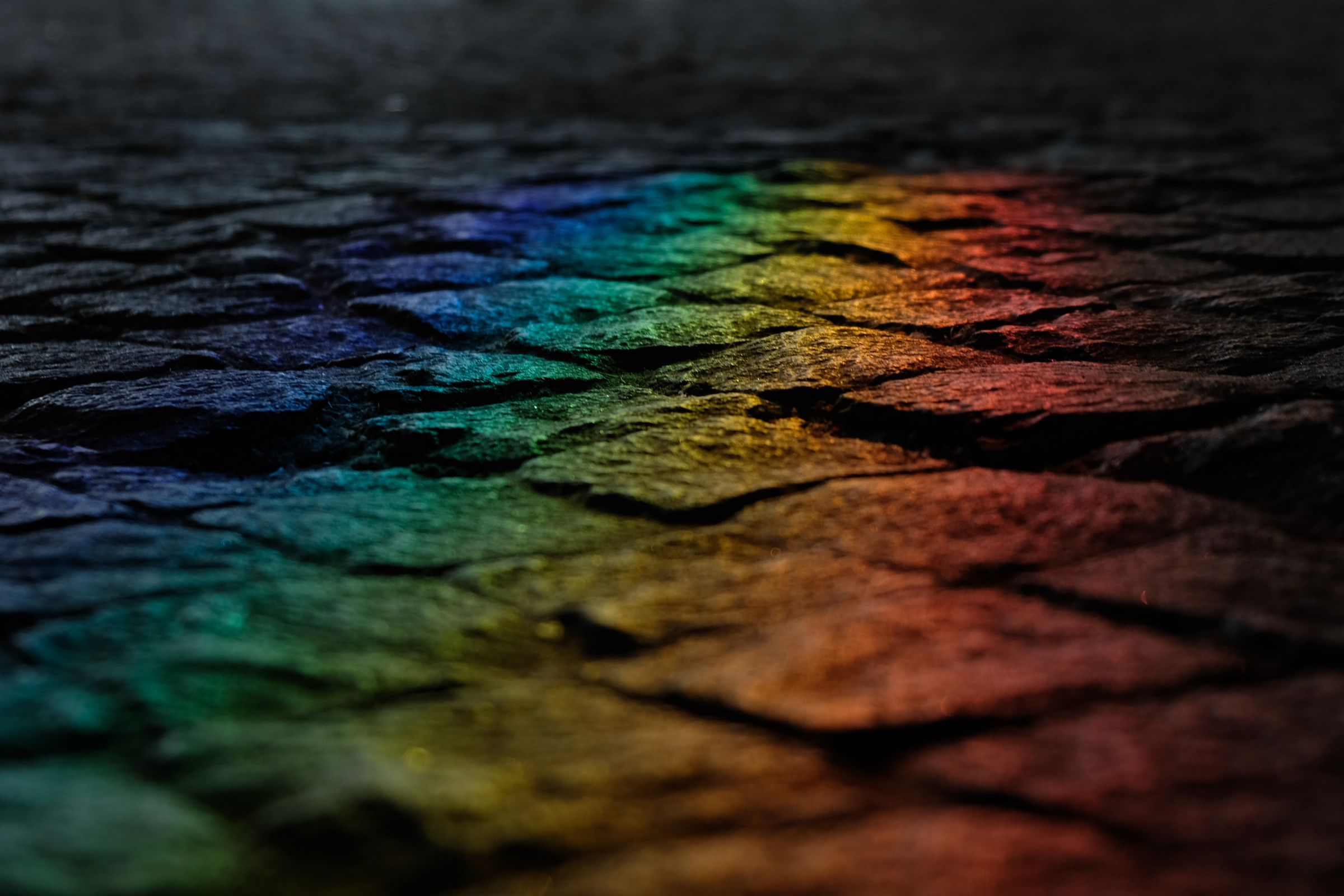 Colours on cobblestone