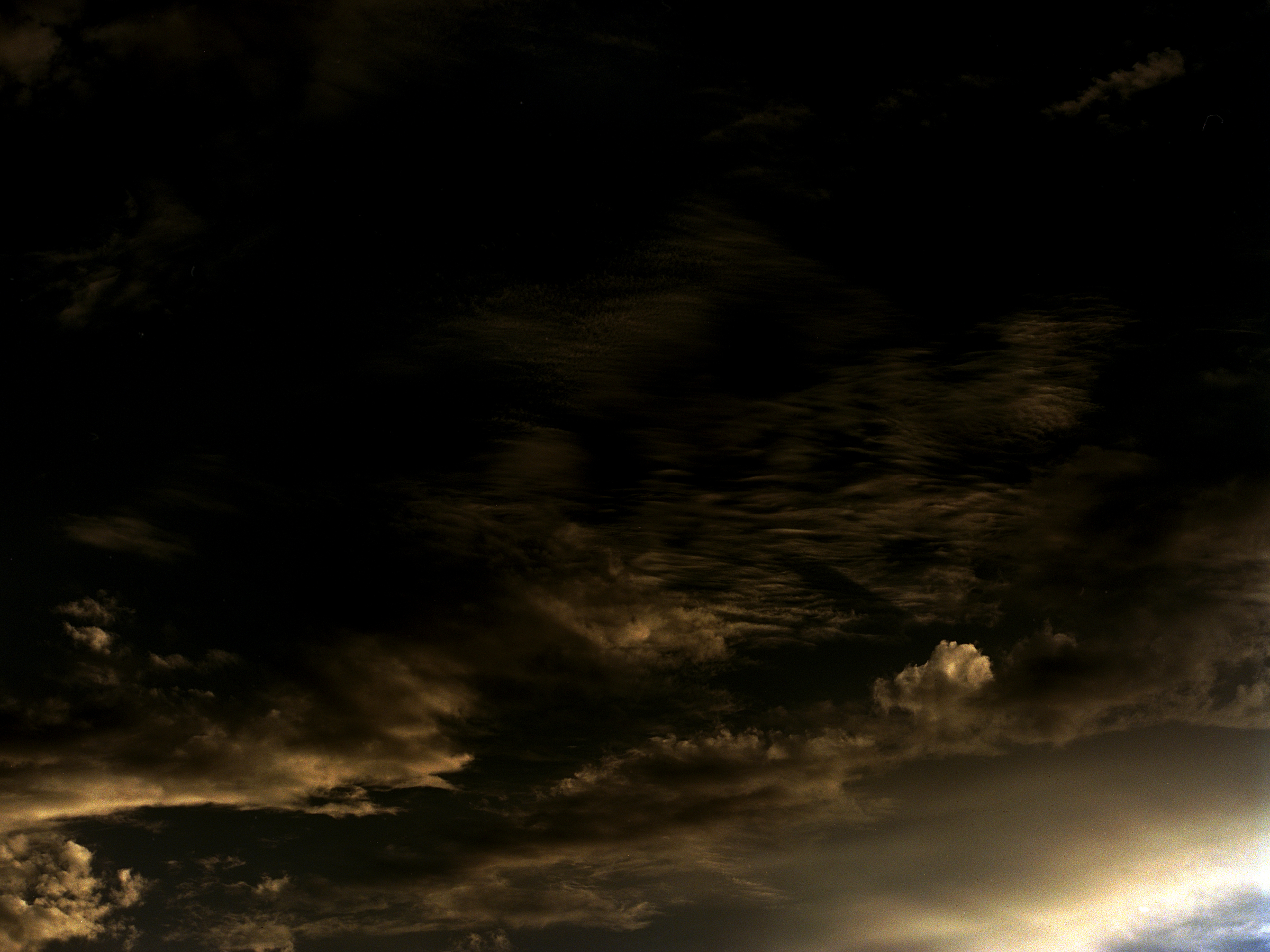Wolken wie gemalt