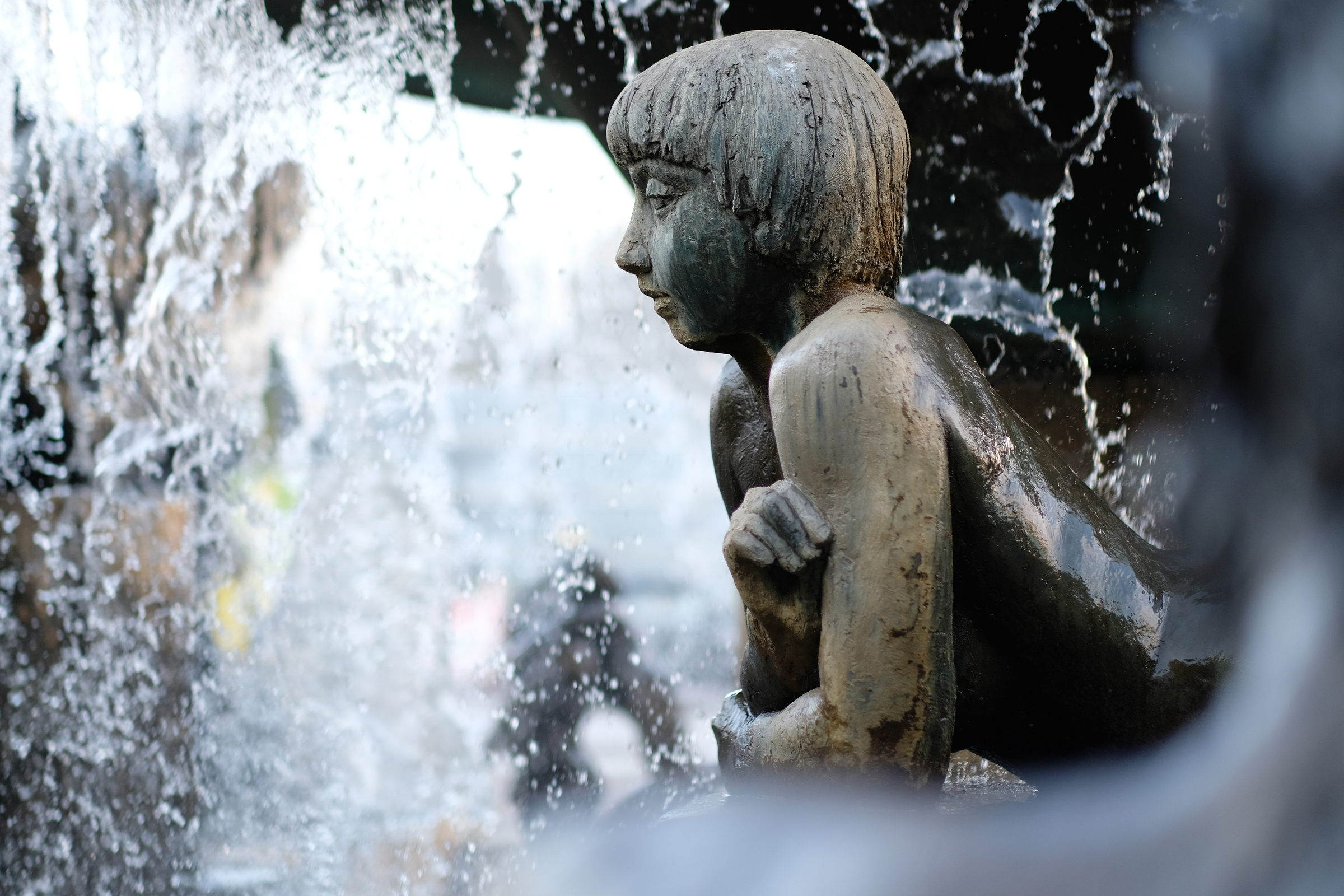 Fountain statue