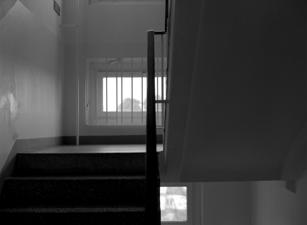 Treppe Schwarz-Weiß